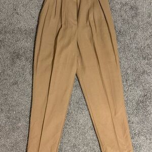 Worthington NWOT Women's Beige Tan Pants Size 10 Relaxed Straight Leg